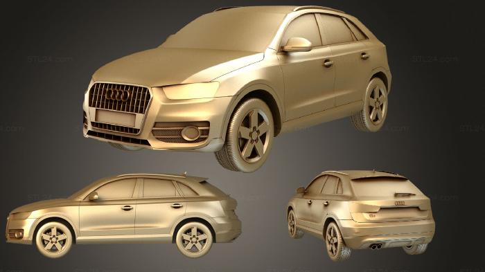 Автомобили и транспорт (Audi Q3 2011, CARS_0590) 3D модель для ЧПУ станка